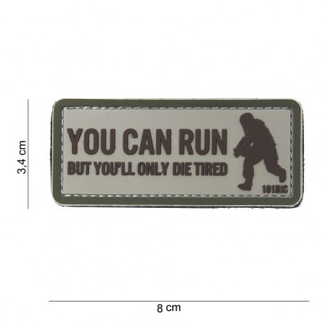 PATCH PVC YOU CAN RUN TAN