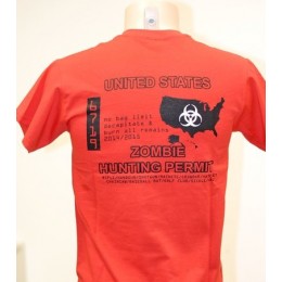 T-SHIRT ZOMBIE HUNTING PERMIT