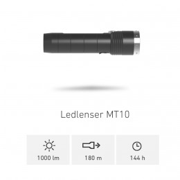 TORCIA LED LENSER MT10 1000 LUMENS