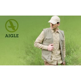 AIGLE GILET SENDFELL LINEN