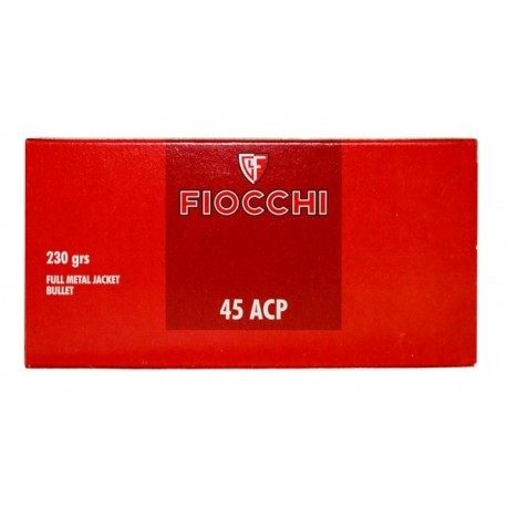 FIOCCHI CART 45ACP FMJ230 50PZ