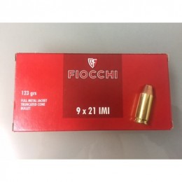 FIOCCHI MUNIZIONE 9X21 TC FMJ 123GR CONF.50PCS