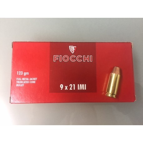 FIOCCHI MUNIZIONE 9X21 TC FMJ 123GR CONF.50PCS